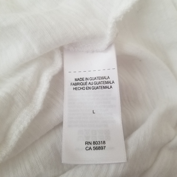 Lucky Brand white Lucky multicolor graphic print t-shirt size L - Picture 9 of 9